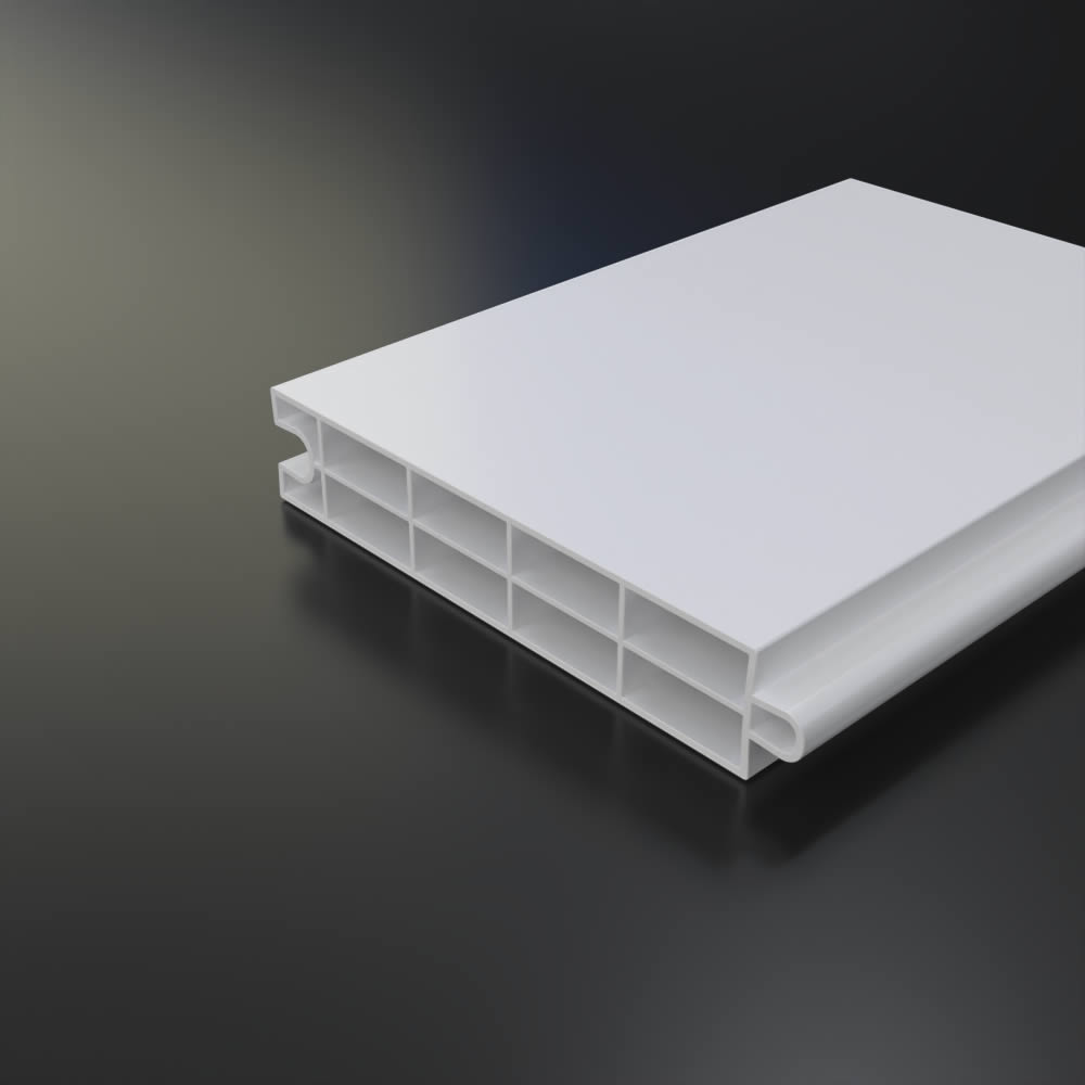 62 Series Round Corner Upvc 10cm Door panel profile PM40-04AI