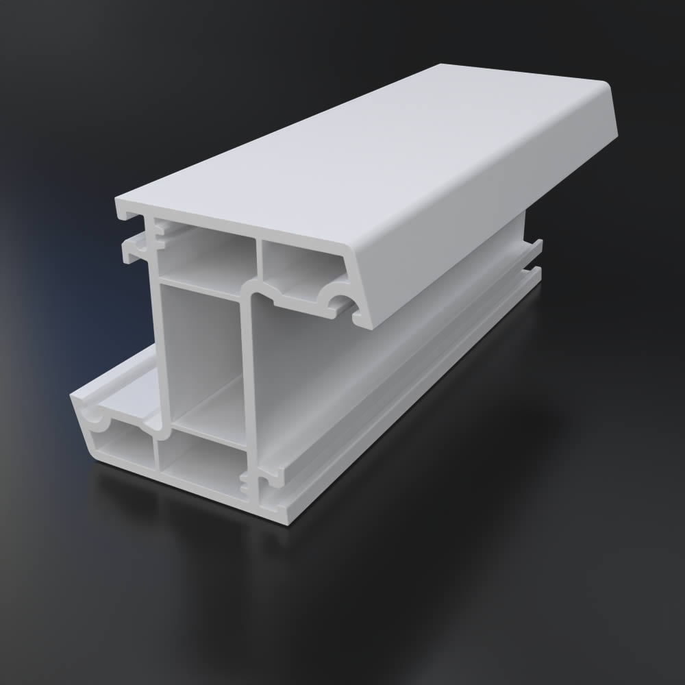60 series Upvc “Z” type mullion profile ZY-05AC